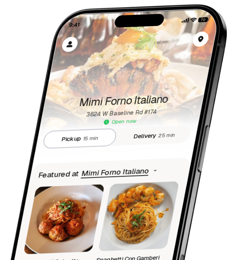 Mimi Forno Italiano app preview