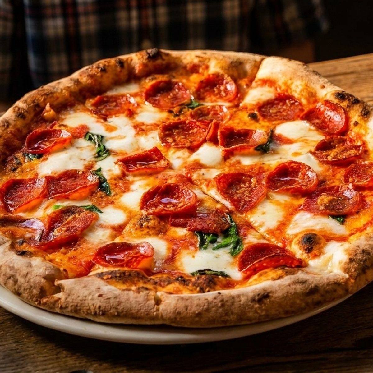 Neapolitan Pizza, Baked in Fire